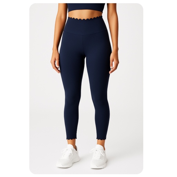 IVL COLLECTIVE Hydralux Scallop Legging in Midnight Blue Size 2 - Picture 1 of 12